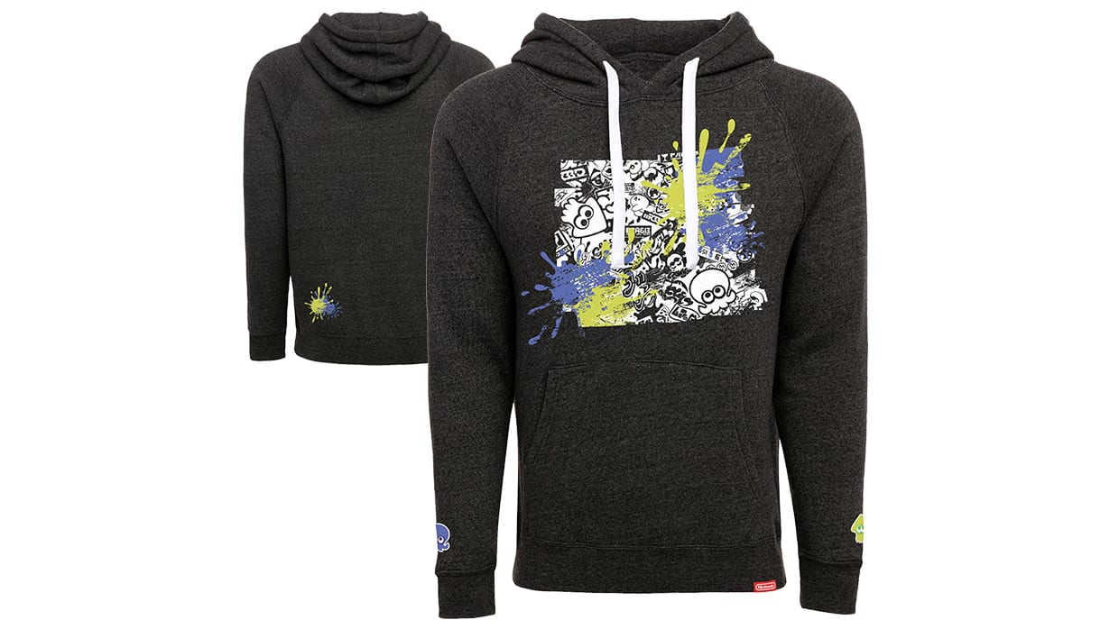 Splatoon 3 Black Hoodie 4XL